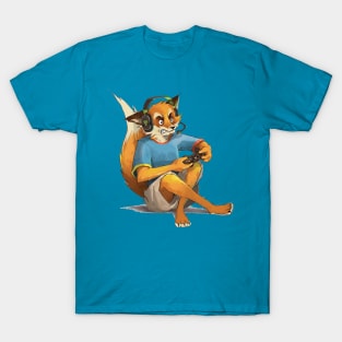 Excited Gamer Fox T-Shirt